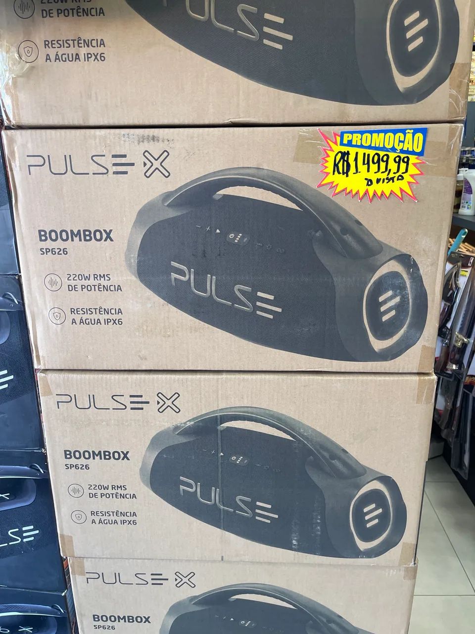 Caixa de som pulse boombox com 220W ? - Foto 2
