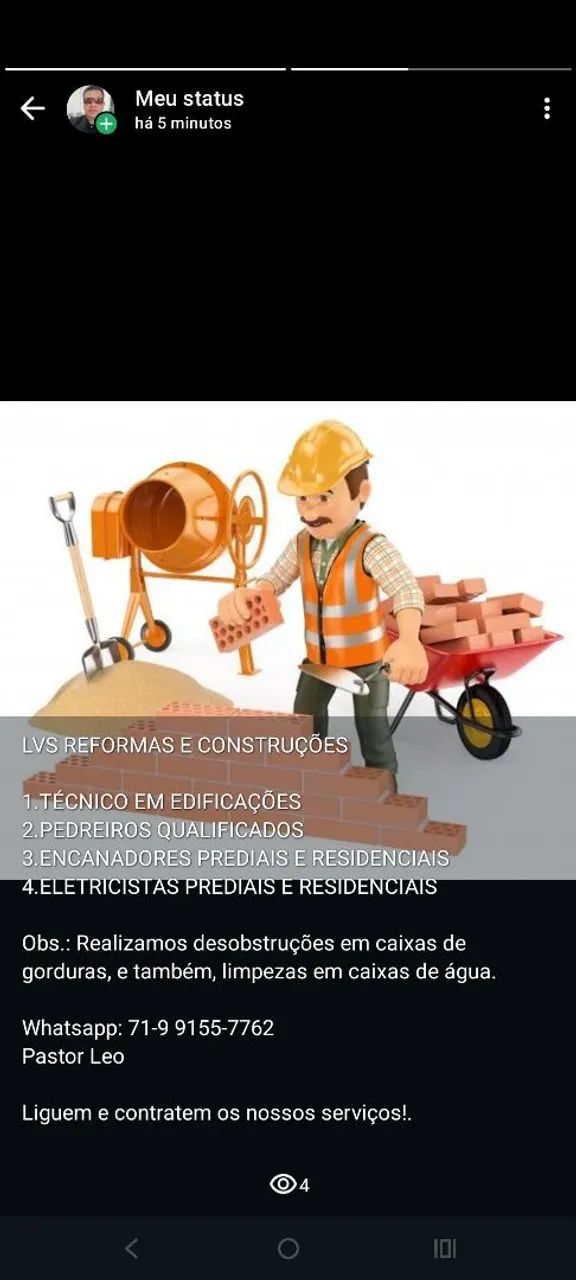 LVS REFORMAS E CONSTRUÇÕES 