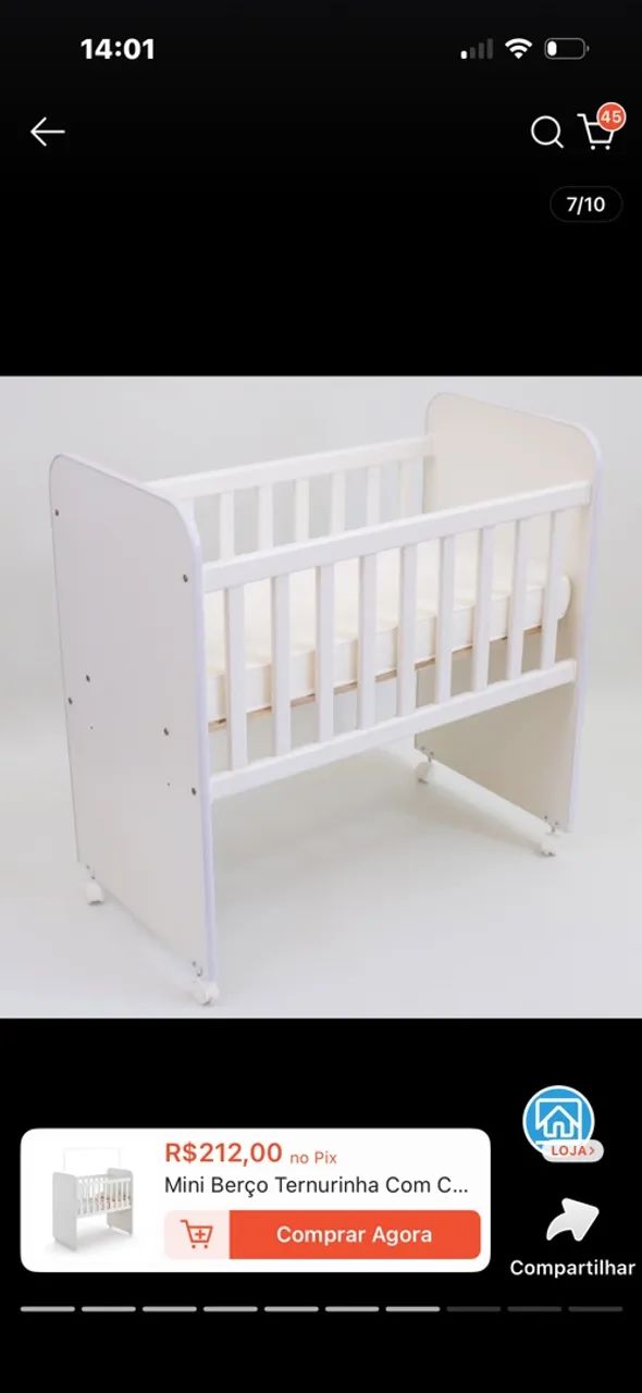 Mini berço ternurinha  - Foto 4