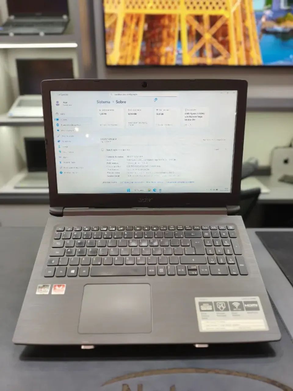 Notebook Acer Aspire 3 - Ryzen 5 2500U - Foto 2