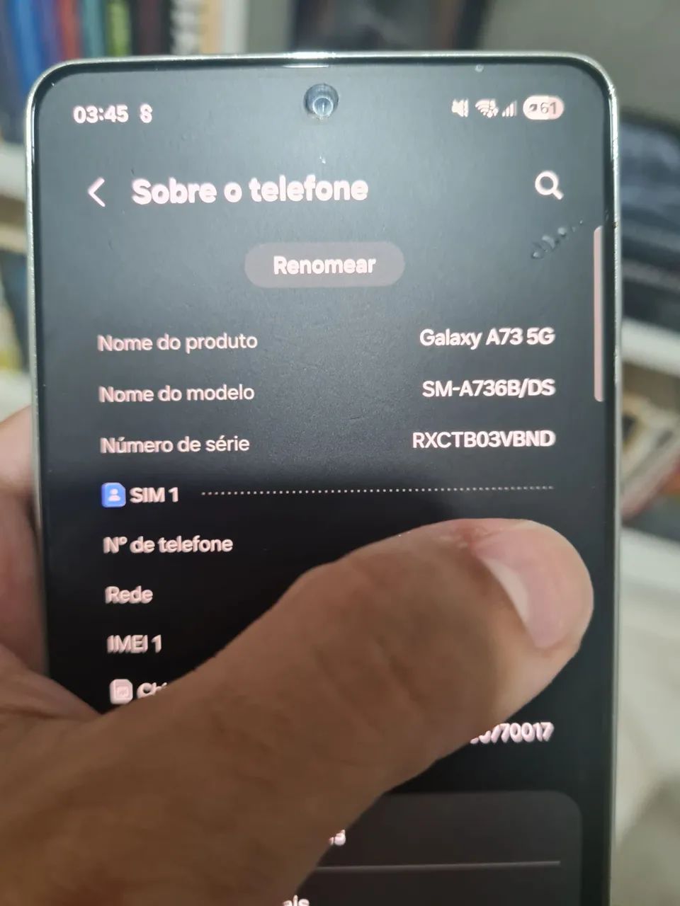 Celular Galaxy A73 5g 128 gb - Foto 5