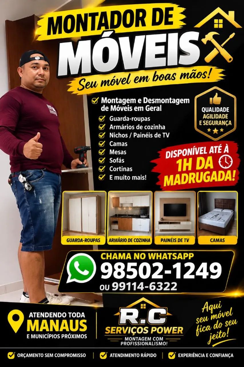 Montador de móveis Manaus 