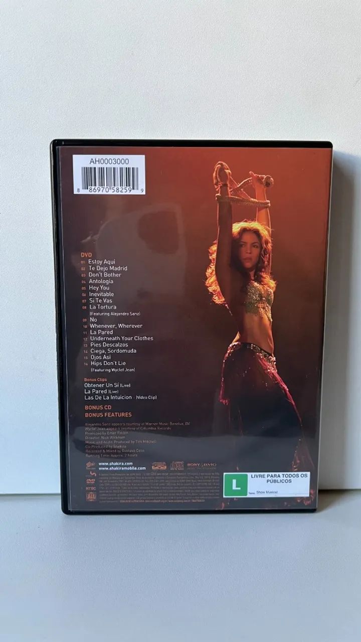 DVD - Shakira: Oral Fixation Tour - CDs, DVDs etc - Vila São José