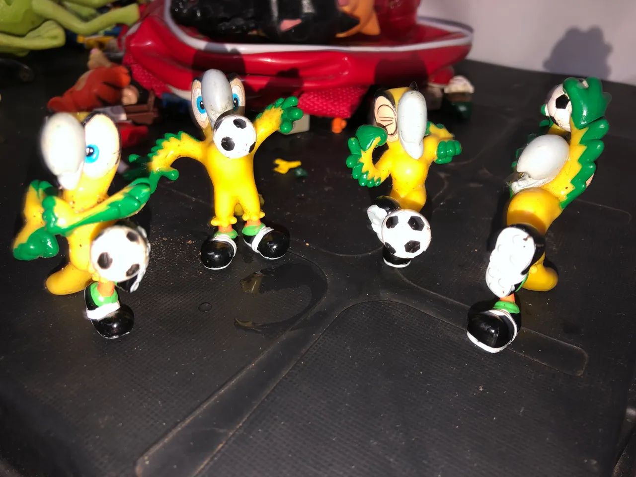 Par de Miniaturas Mascote Ararajuba - Copa de 94 (Raro)
