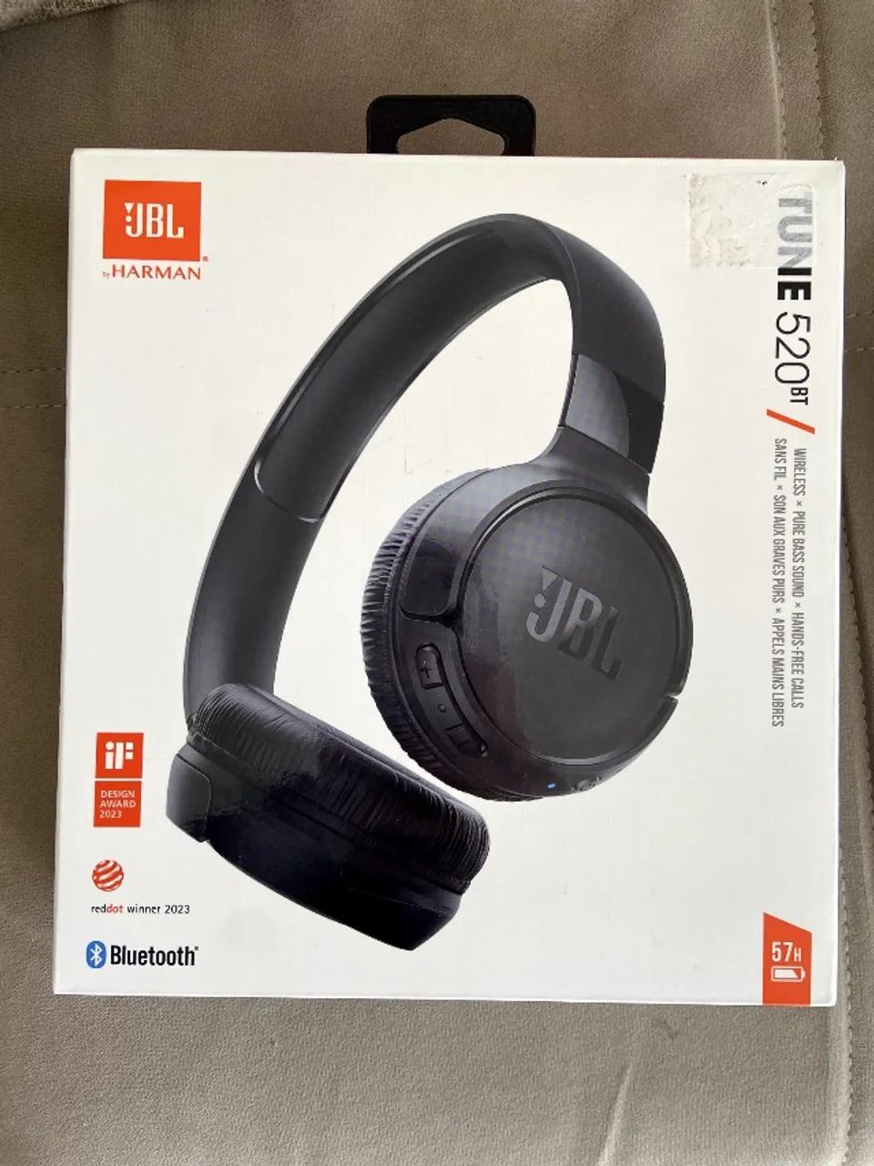 Fone JBL tune 520 bt