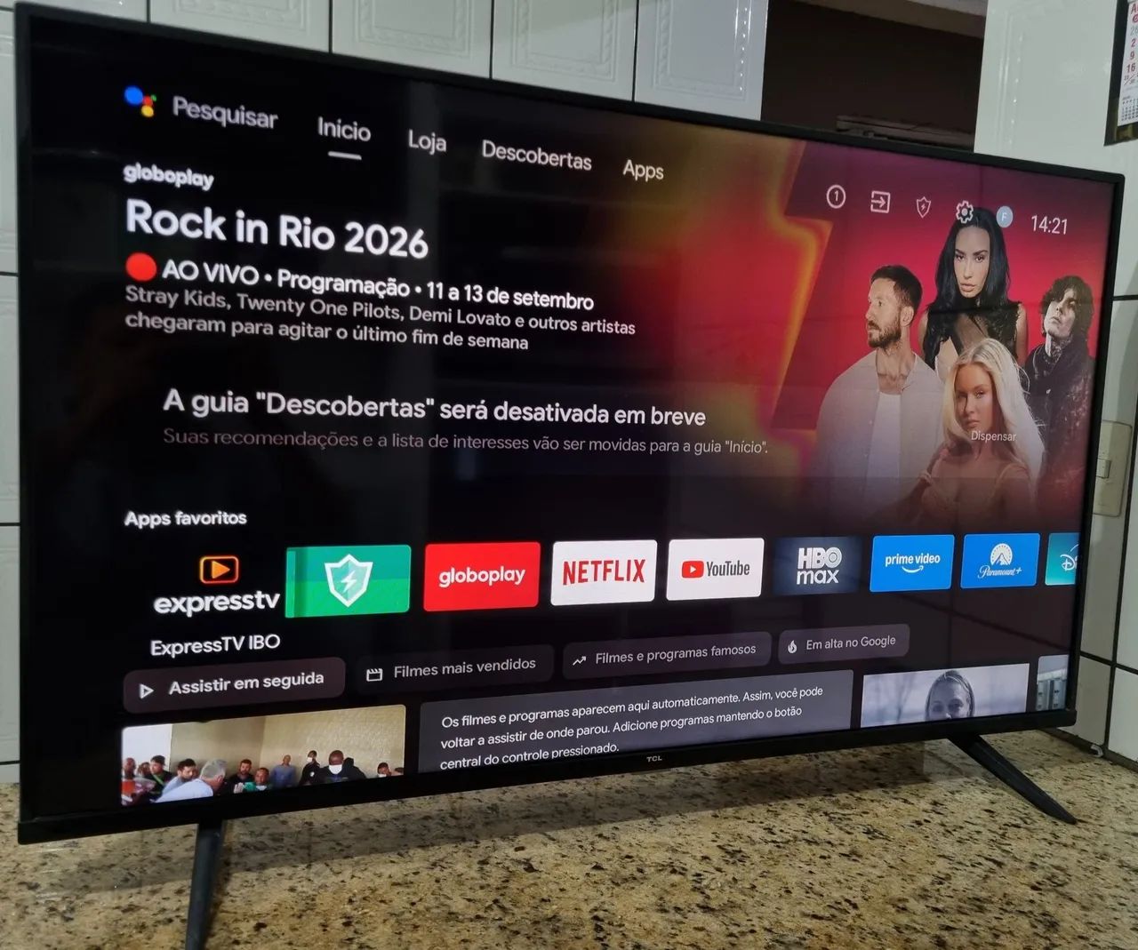 Tv Smart 50 polegadas TCL Android 4k  - Foto 3