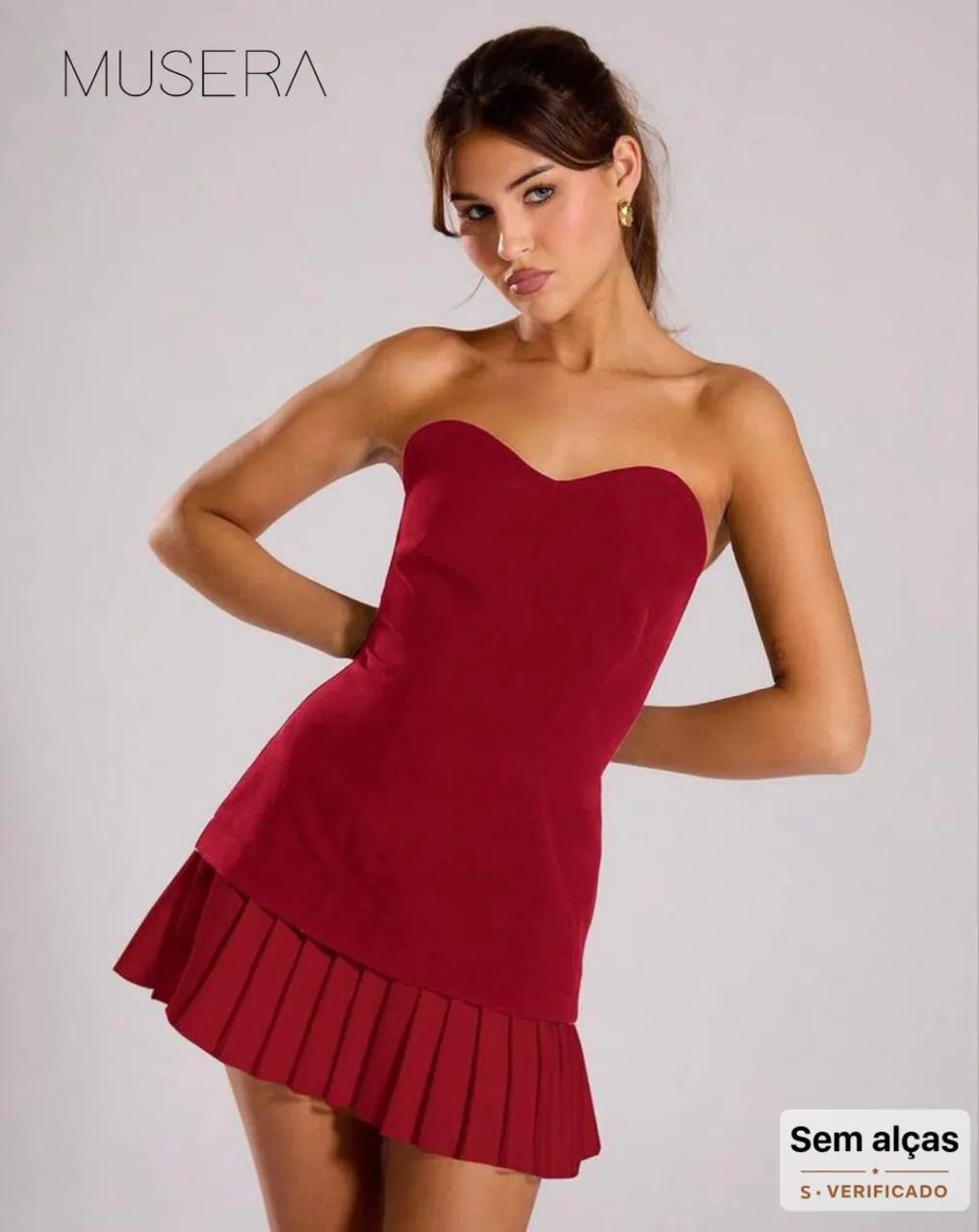 vestido curto - vermelho - Foto 2