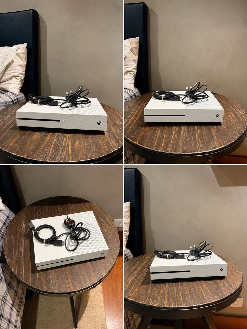 Xbox One S com cabos 