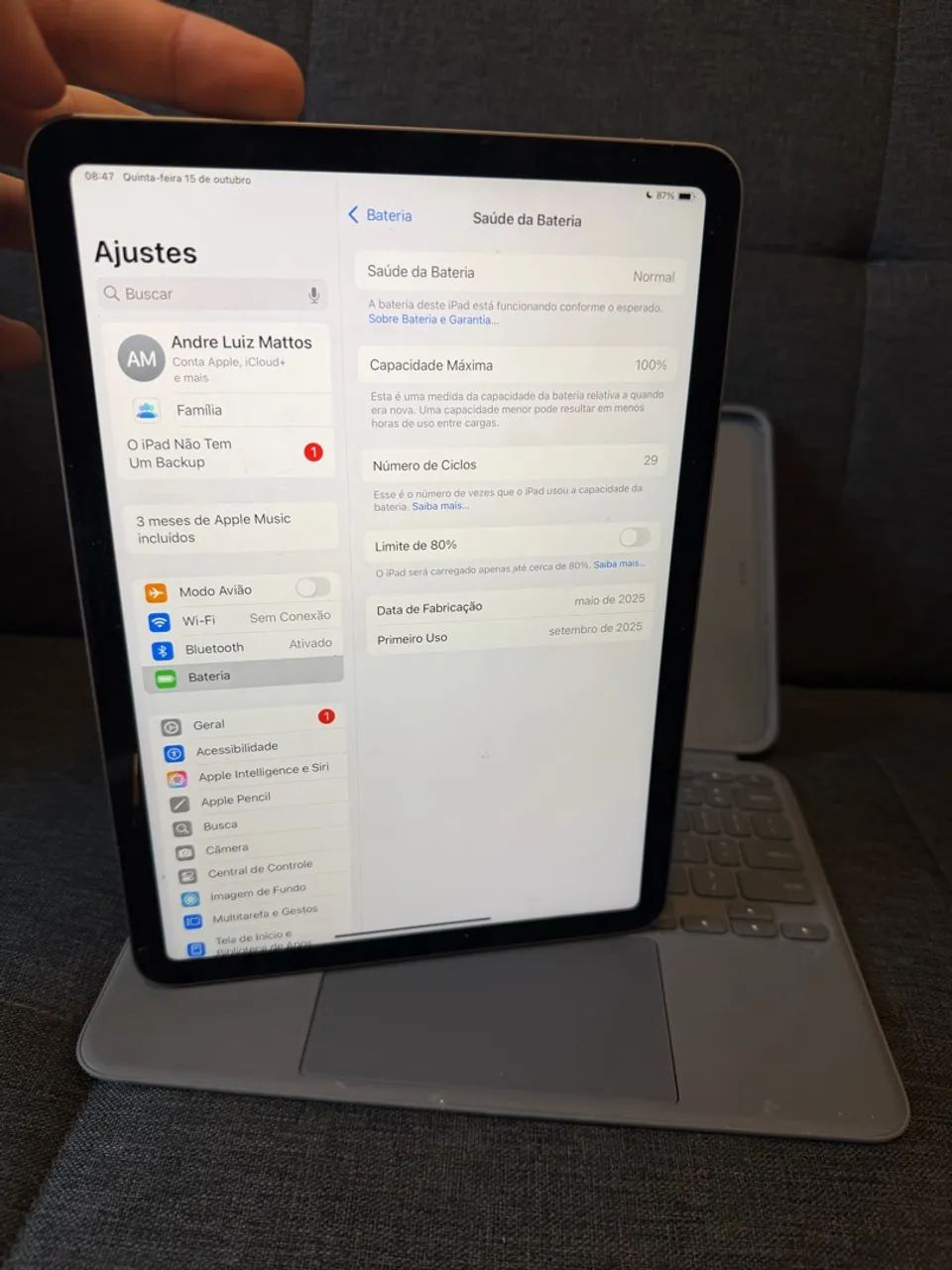 IPad m3 128 gb comprado em Orlando  - Foto 3