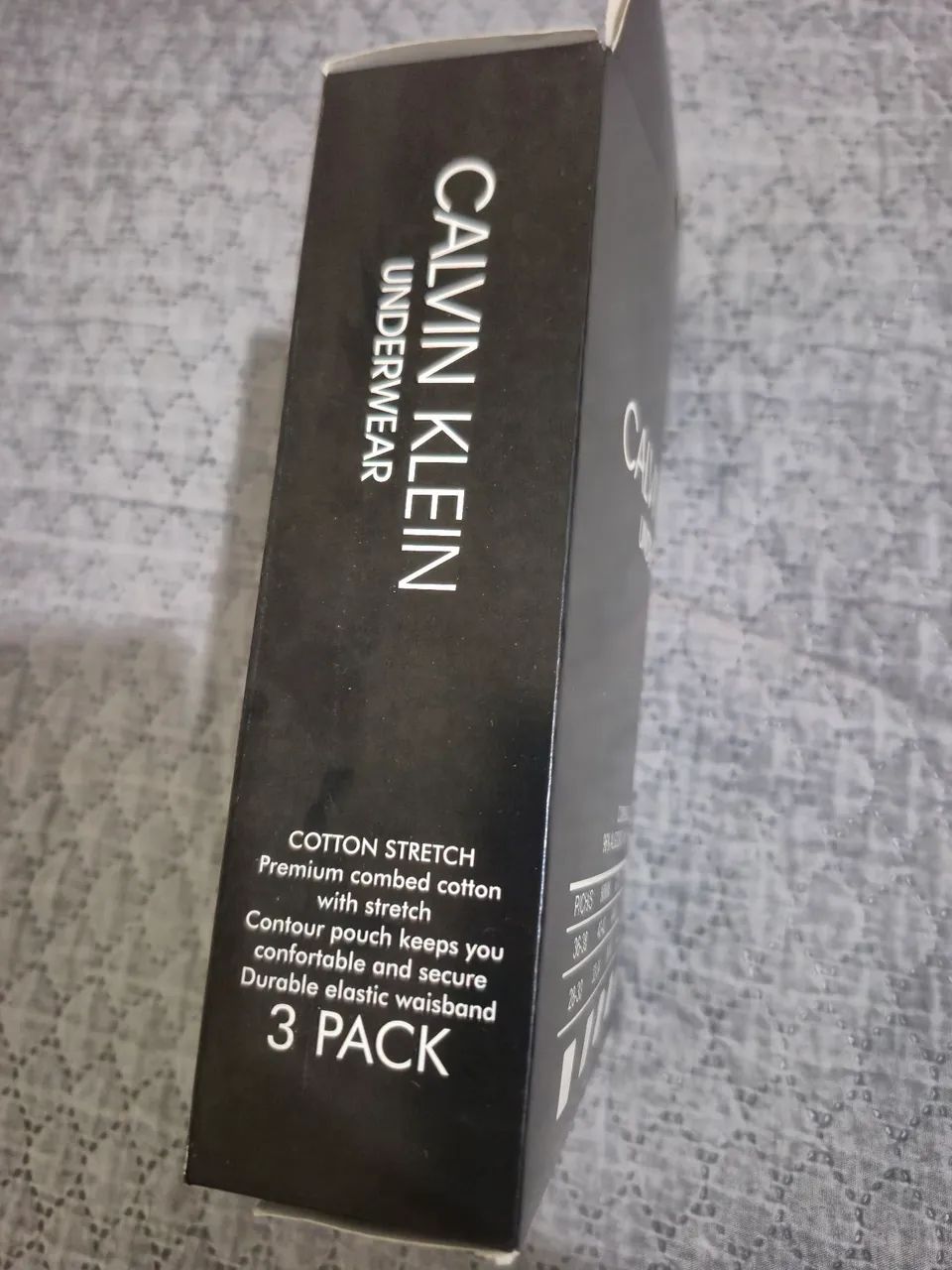 KIT 3 CUECAS BOX CALVIN KLEIN GG - ORIGINAL  - Foto 4