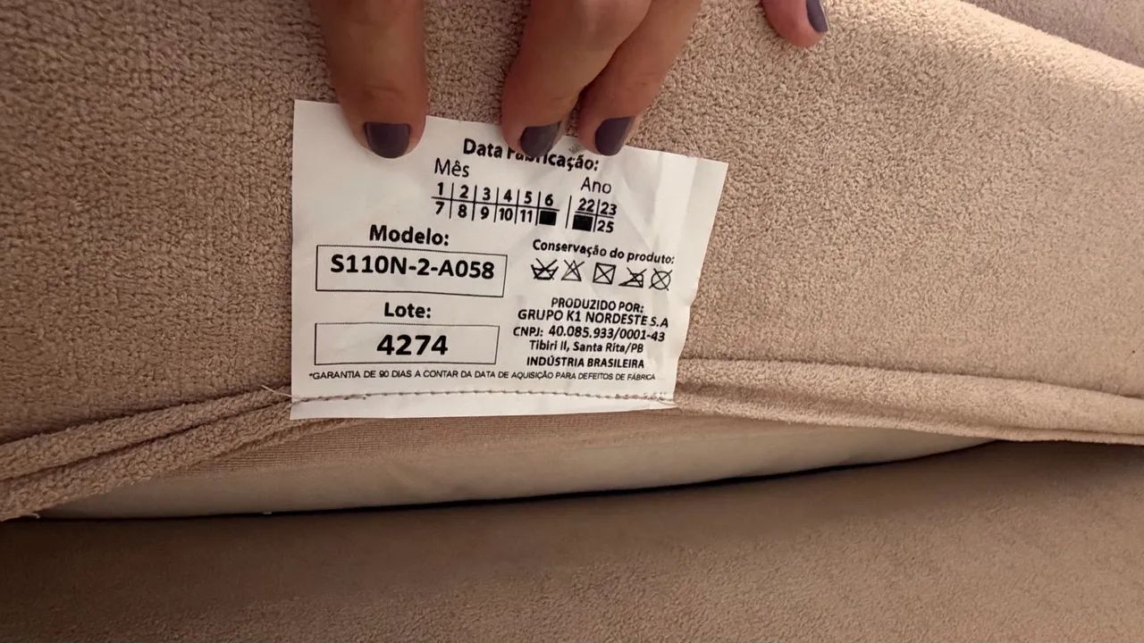 Sofá 2 lugares Impecável Boucle Bege - Foto 4