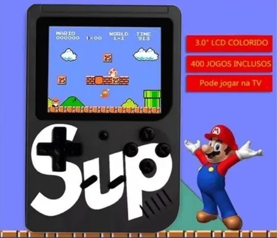 Mini Game Retrô 400 Jogos