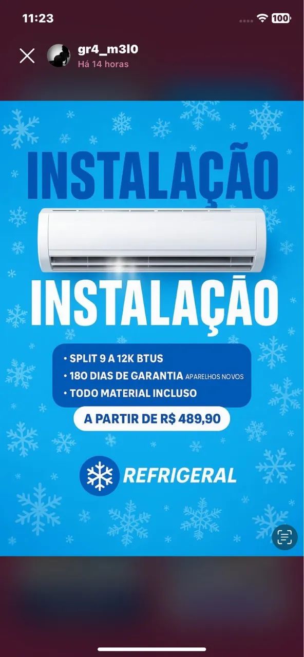 Instalações de ar condicionado 