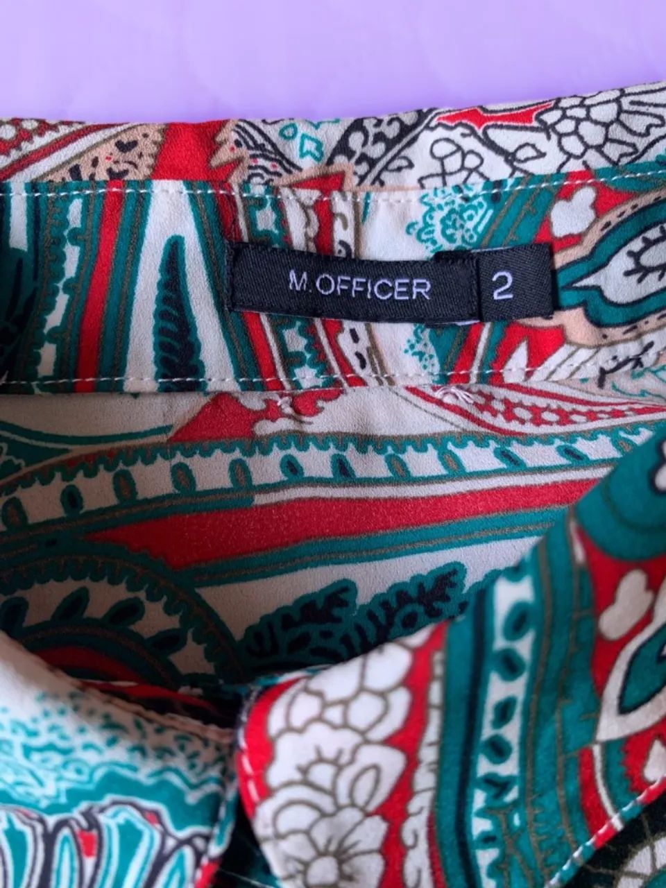 camisa estampada paisley m. officer - Foto 3