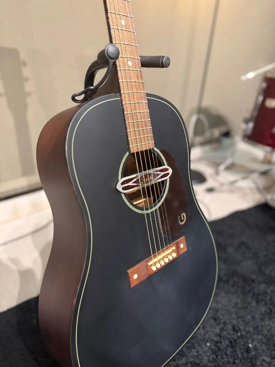 Violão Gretsch Deltoluxe Dreadnought Black Top - Instrumentos