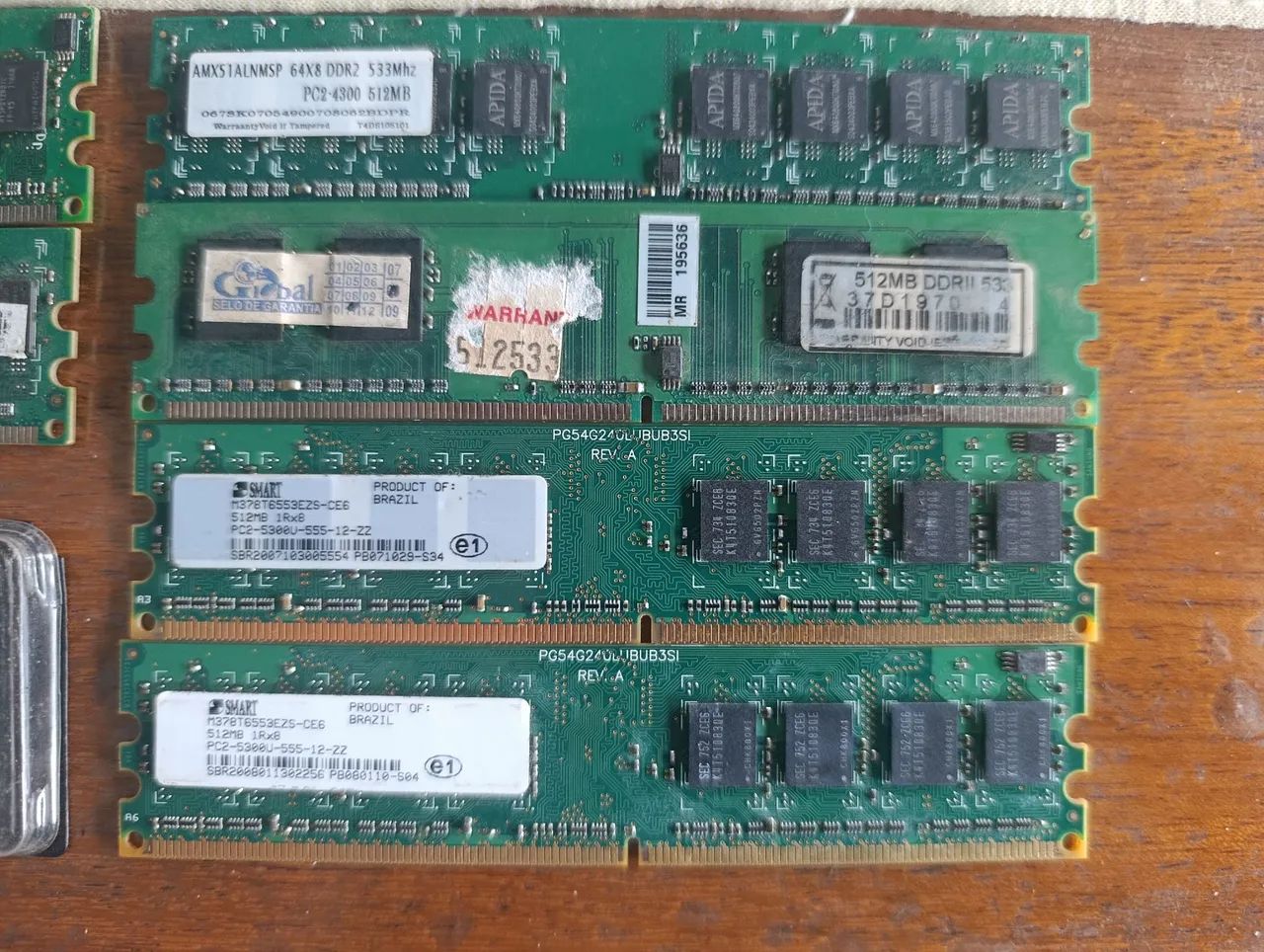 Memória ram ddr2, 