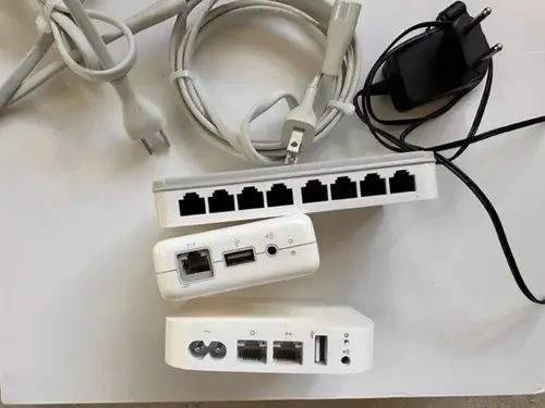 Kit Roteador Apple  + Extensor De Wifi Apple + Switch D-link - Foto 2
