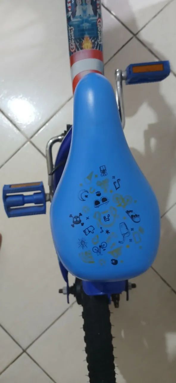 BICICLETA INFALTIL AZUL - Foto 4
