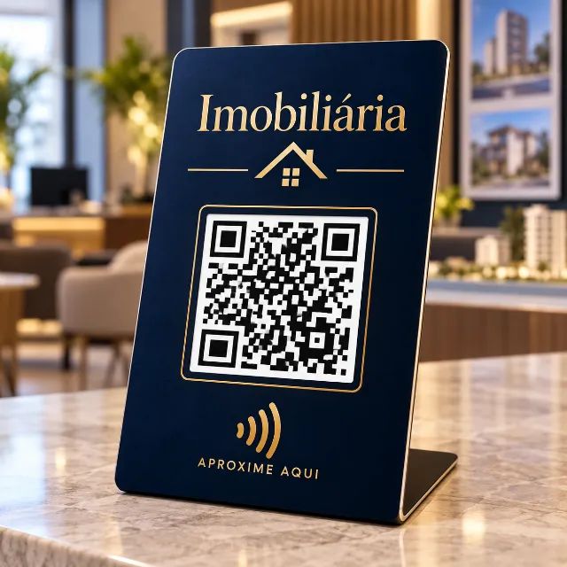 Placa Pix - Placa Google - Placa nfc - qrcode - placa wifi - Foto 4