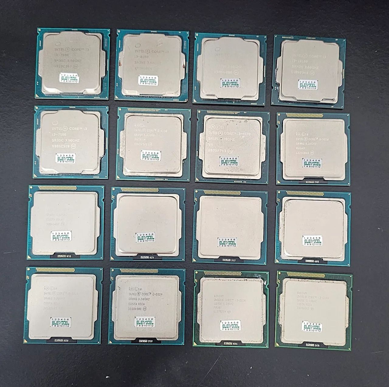 Processadores Intel i3 várias gerações 
