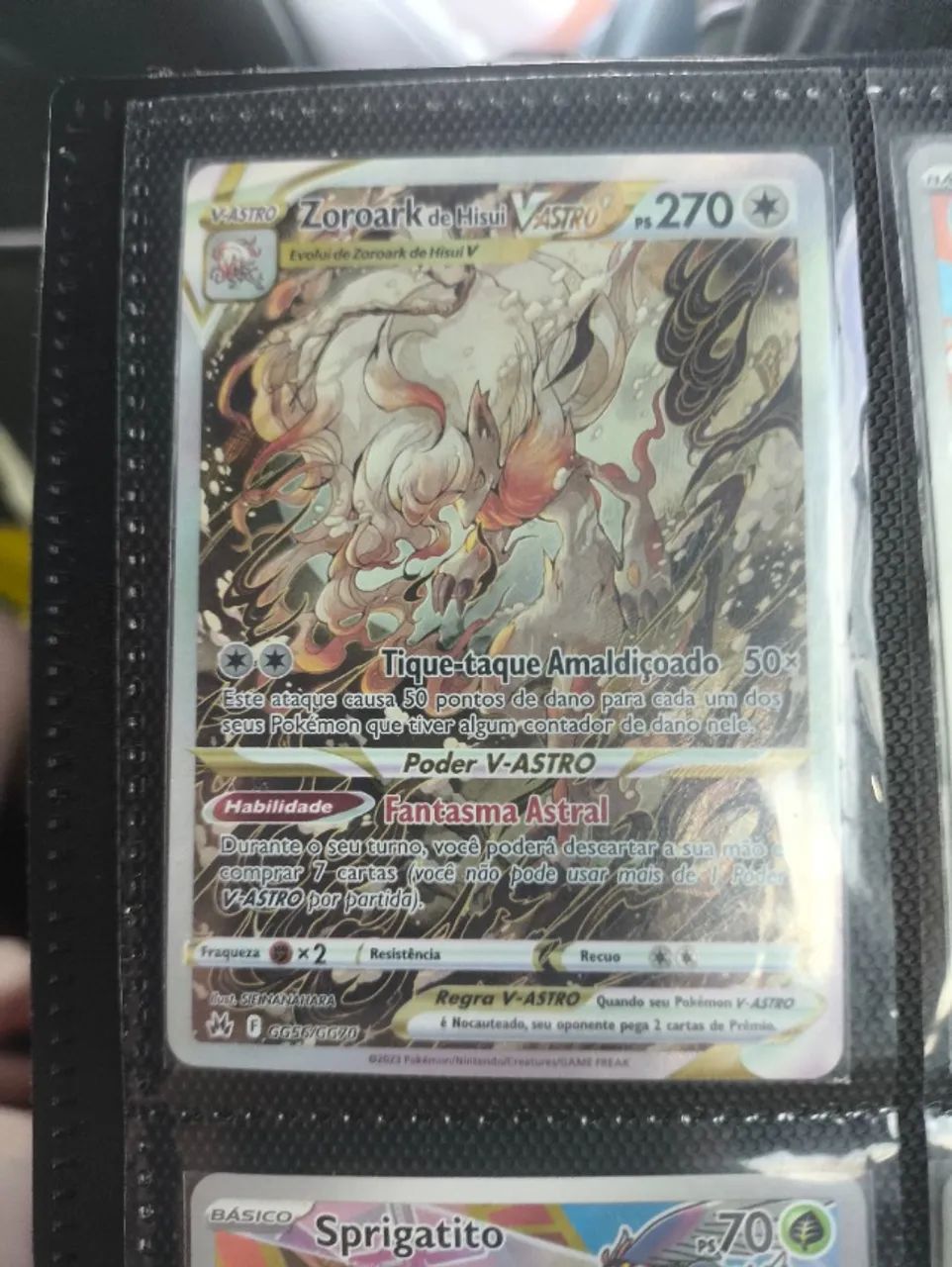 Carta Pokemon Zoroark de Hisui