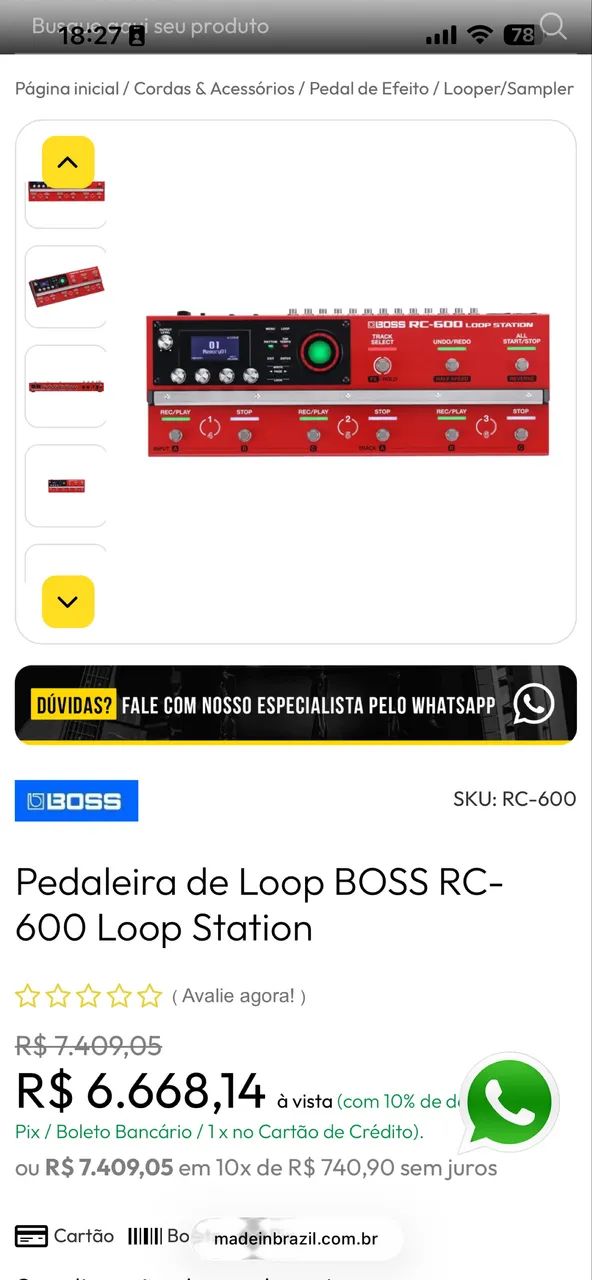 Boss RC-600 Loopstation - Foto 4
