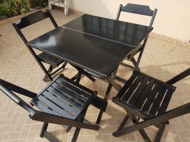 ALUGO JOGOS DE MESA BISTRÔ E DE MADEIRA  - Foto 4