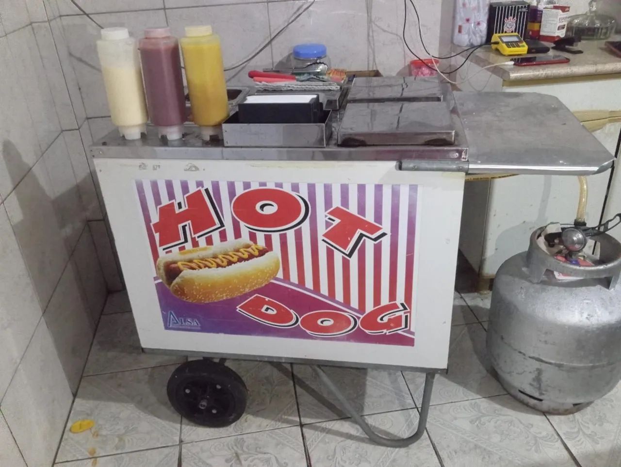 Carrinho de Hot Dog 