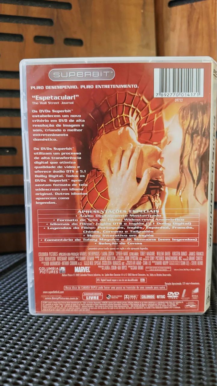 Homem-Aranha (2002) DVD - SUPERBIT (Versão de maior e qualidade) Usado - Foto 3