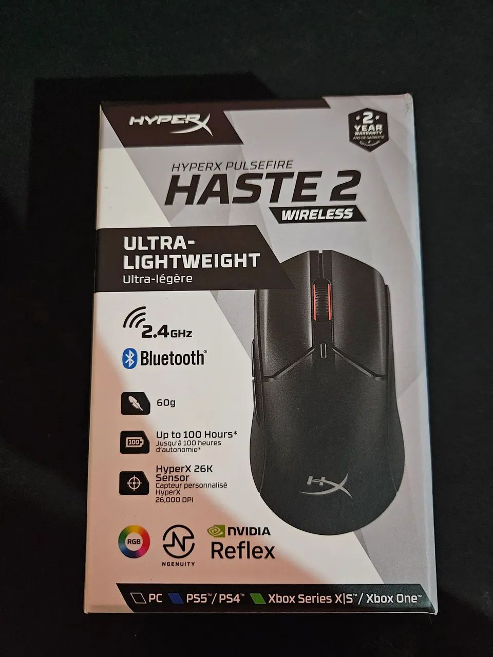 Mouse Gamer Hyperx Pulsefire Haste 2 Wireless