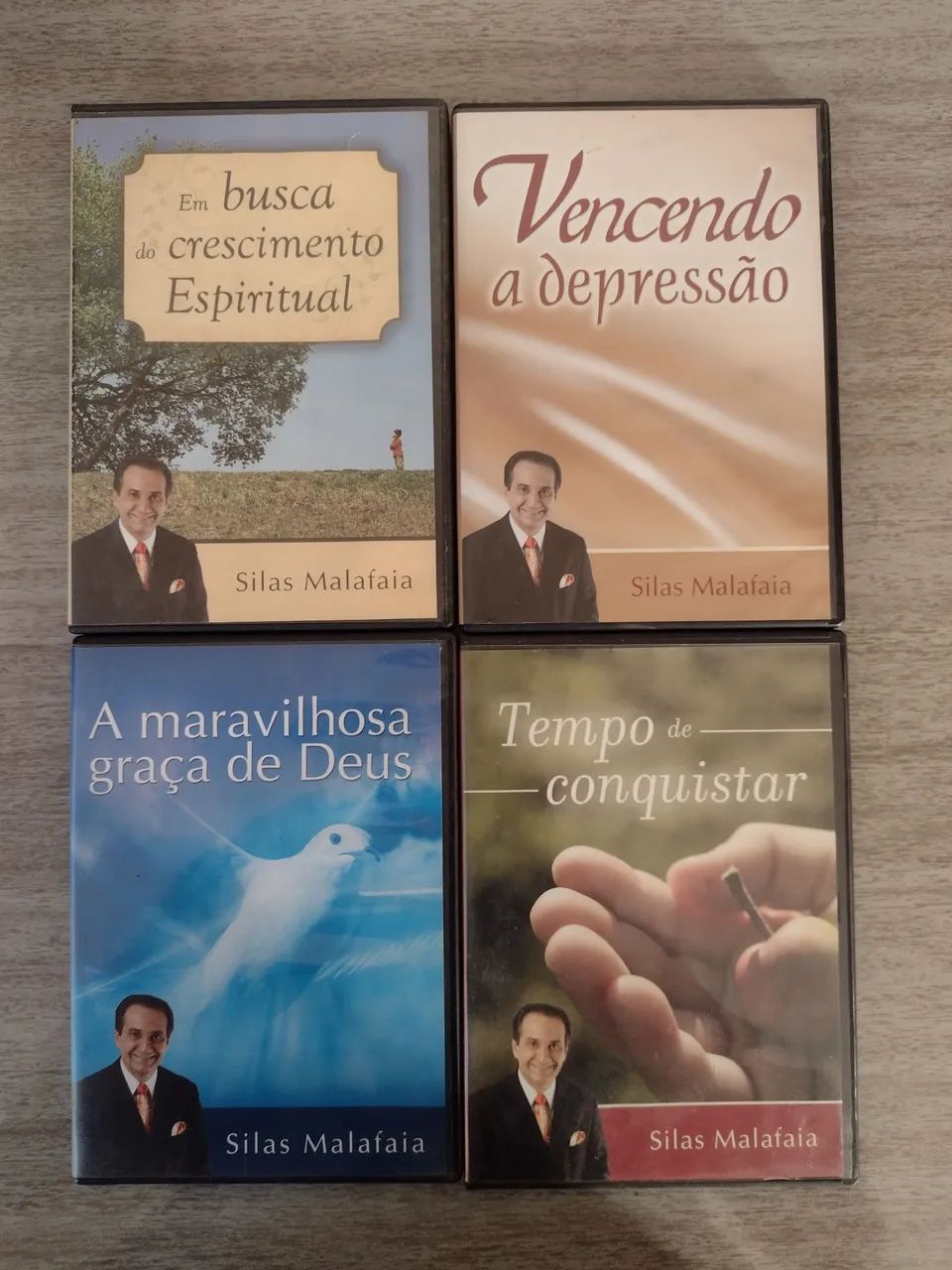 4 DVDs de Mensagens do Pr Silas Malafaia