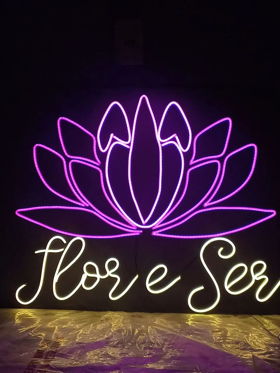 Letreiro neon