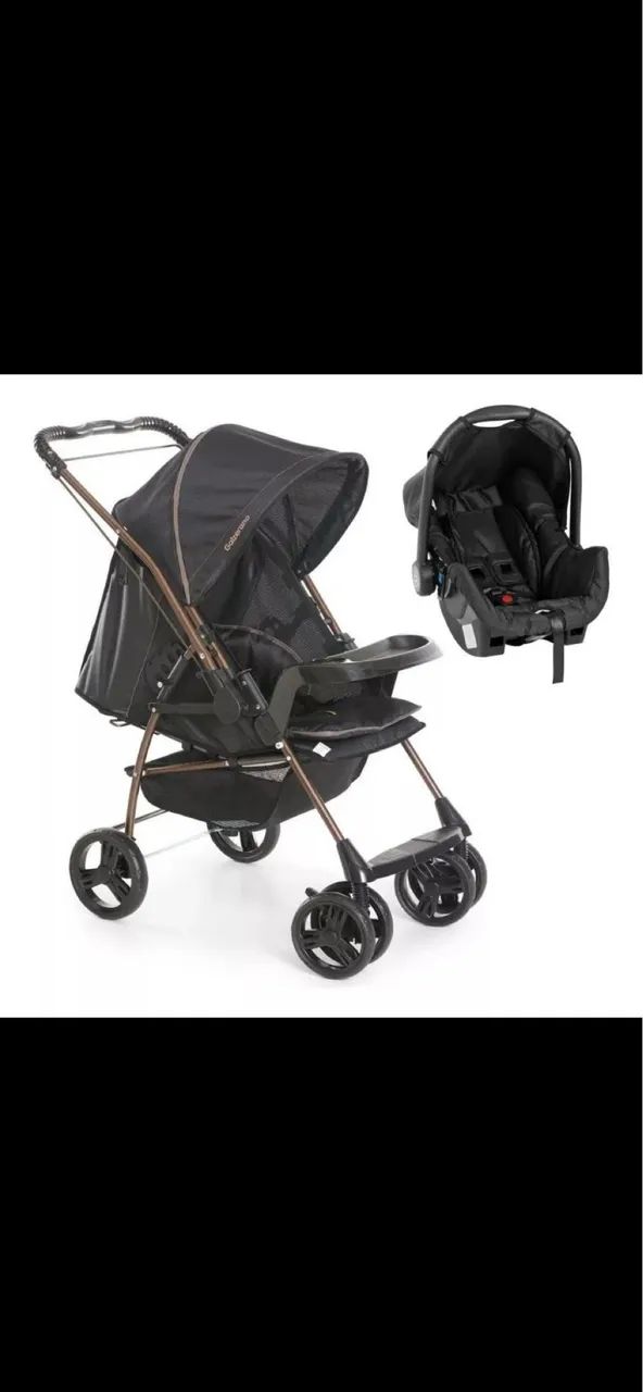 Carrinho e Bebê Conforto da Galzerano 