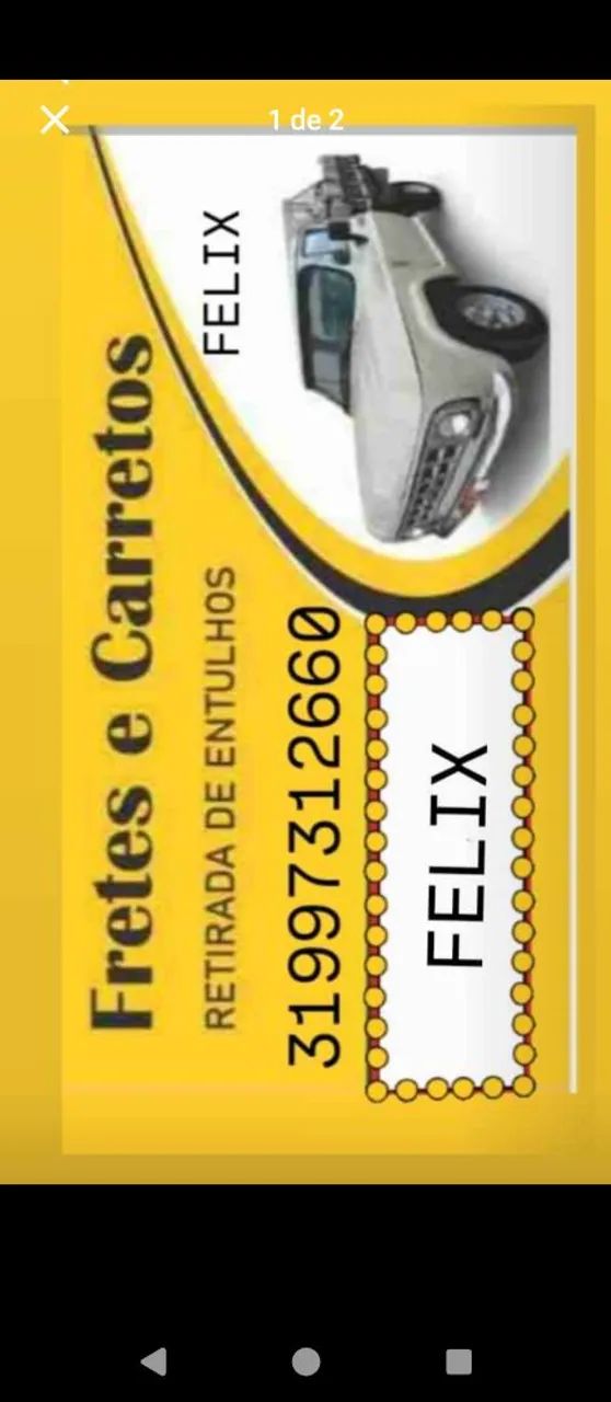 Faso carreto e pequenas mudanças 