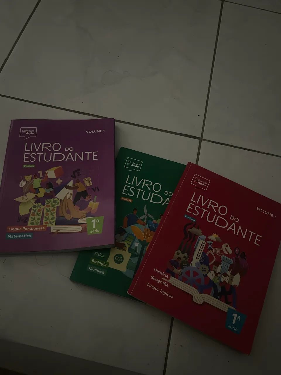Kit Livro de estudos 1º série ensino médio 