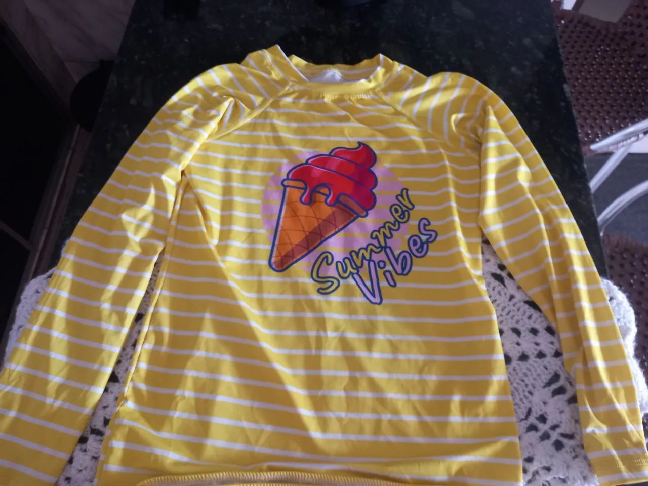 Conjunto menina blusa e biquíni 12 anos - Foto 5