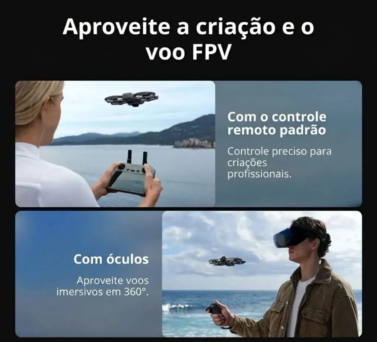 Drone DJI Avata 360 Com Fly More - Foto 5