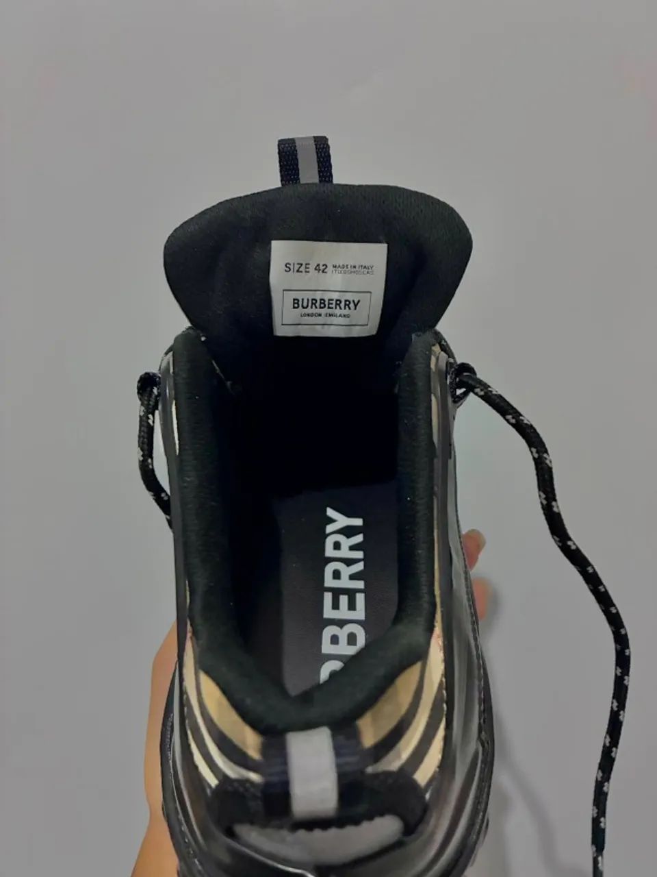 Tênis BURBERRY ARTHUR VINTAGE CHECK - Foto 2