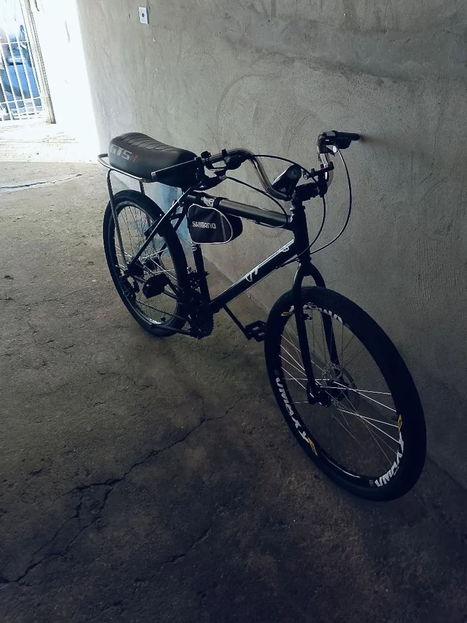 Bicicleta aro 26 montadinha recém montada - Foto 5