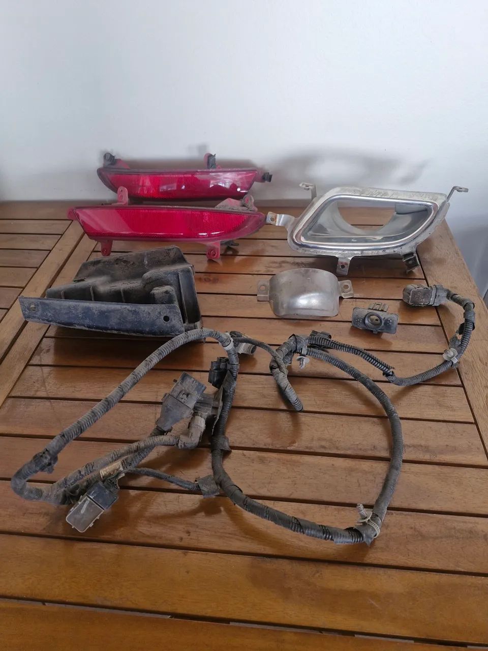 Sensor de re, po teira de escapamento 