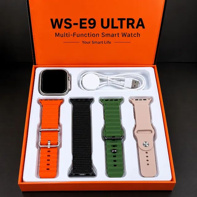 PAGUE NA ENTREGA! Smart Watch Ws E9 Ultra - Foto 3