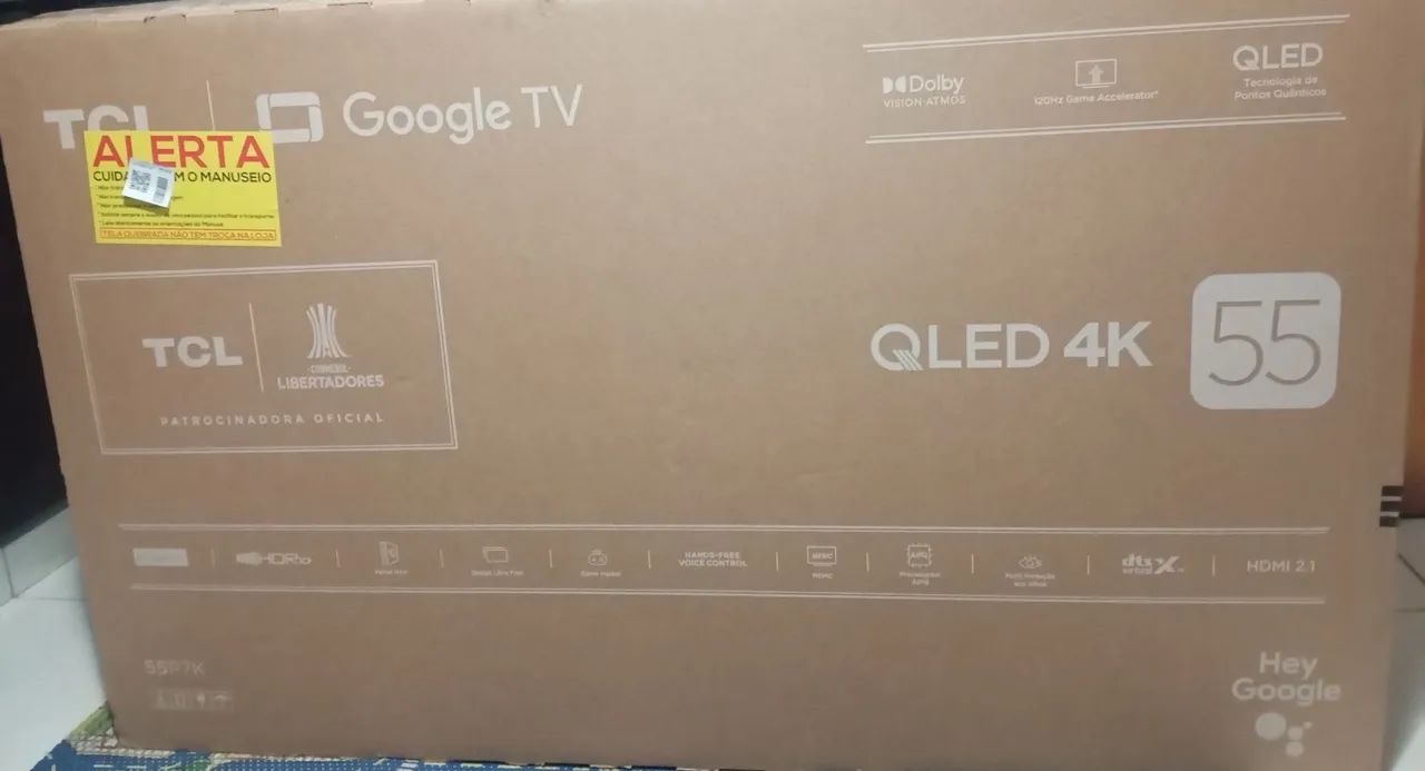Smart tv TCL 55 polegadas QLED  - Foto 2