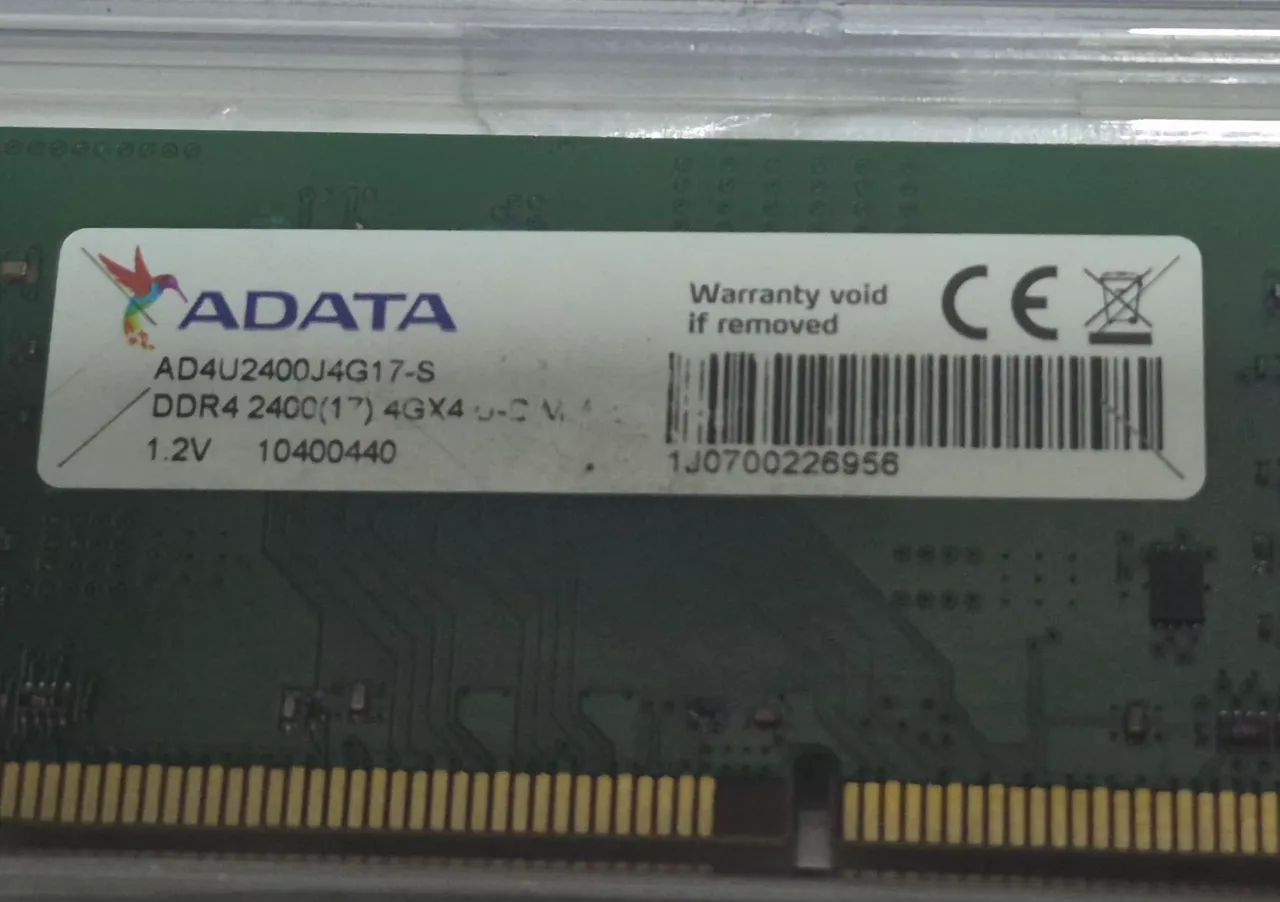 Memória ram ADATA ddr4