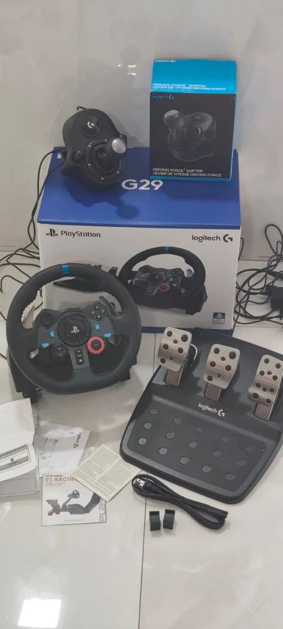 Volante logitech g29 + cambio 