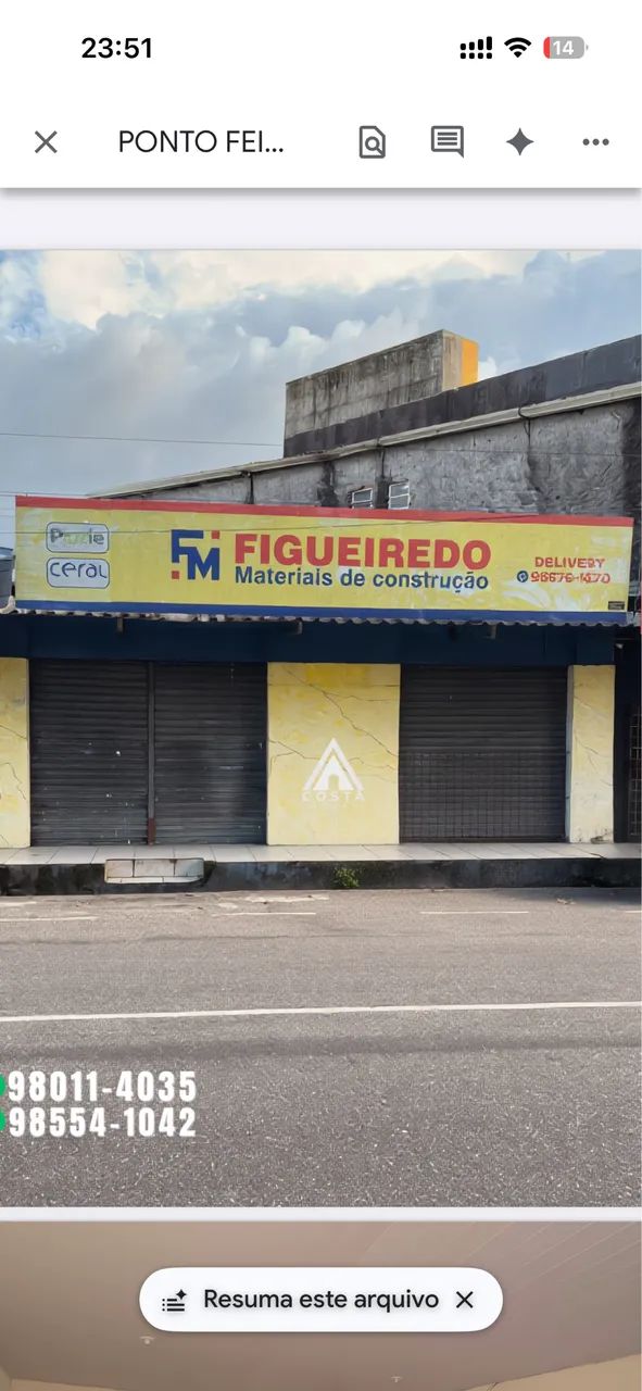 Ponto comercial na cidade nova