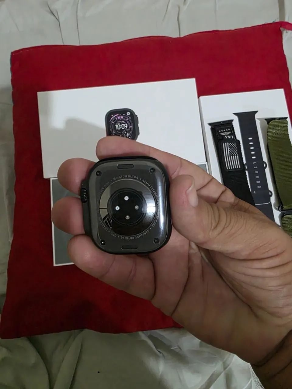 Apple Watch Ultra 3 49mm (GPS + celular ) novíssimo  - Foto 5