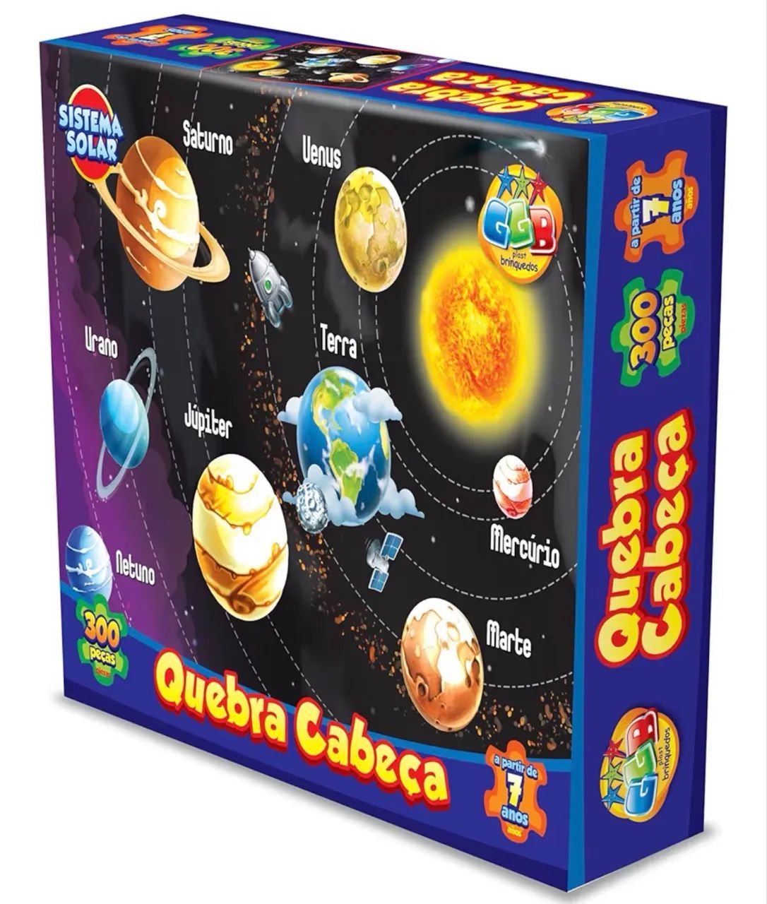 Quebra cabeça sistema solar 300 peças 
