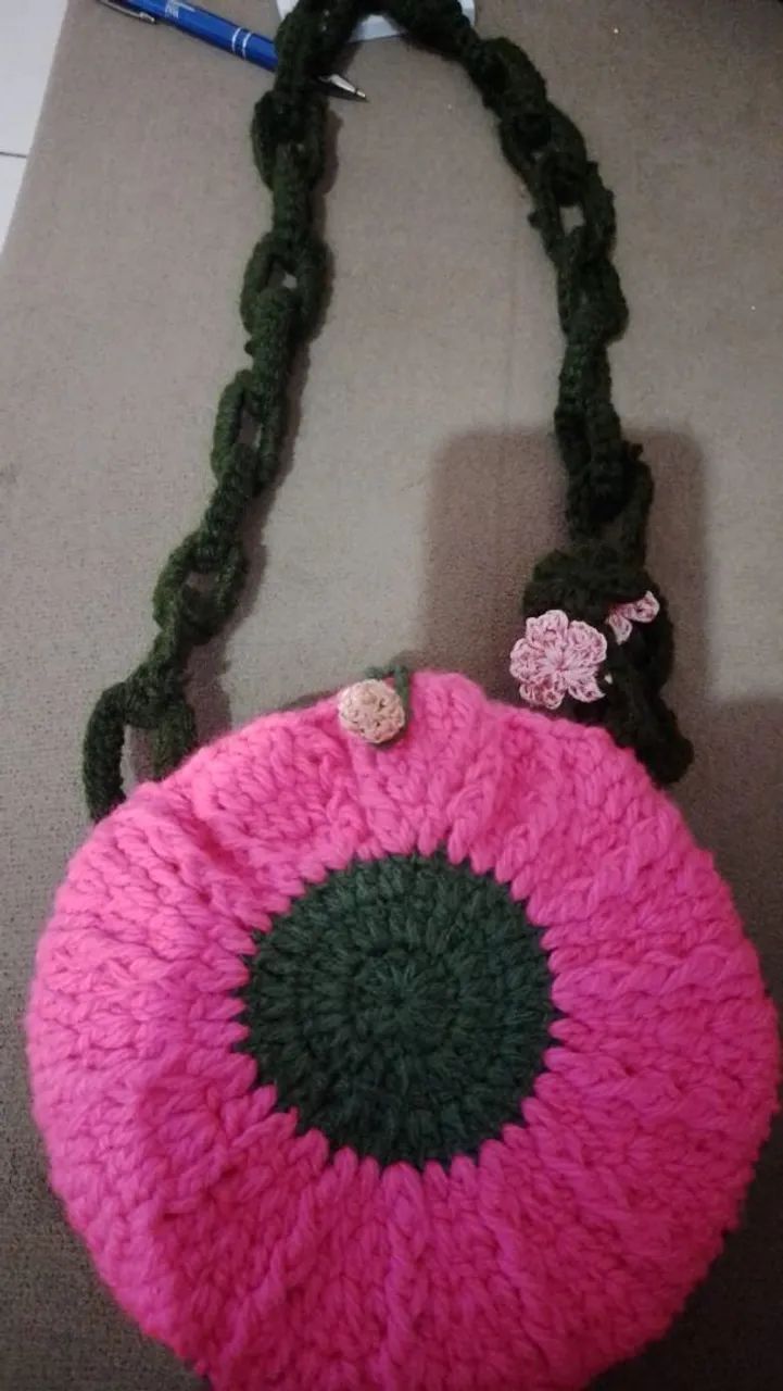 Bolsa infantil crochê  - Foto 2