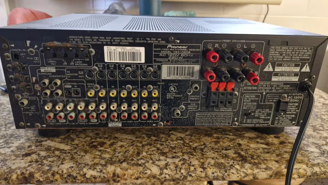 Receiver Pioneer VSX D608 - Foto 2