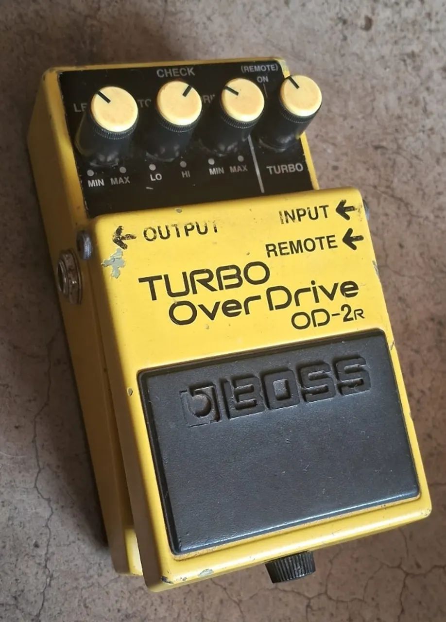 Pedal Boss Od-2r Turbo Overdrive - Clássico Anos 90 C/remote